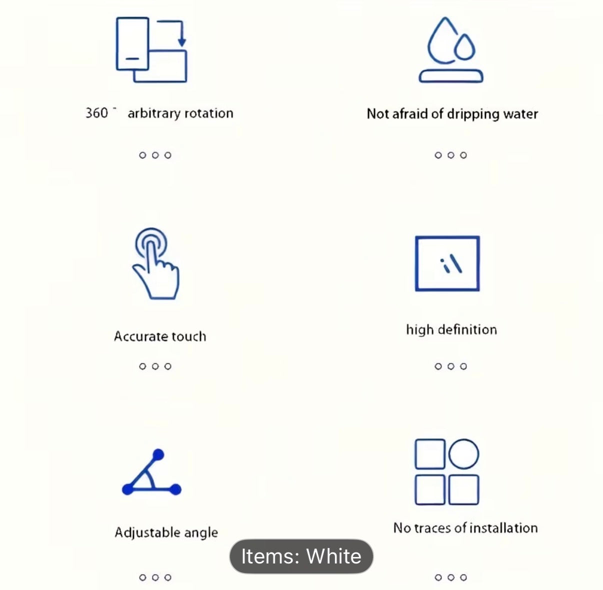 Shower proof phone holder